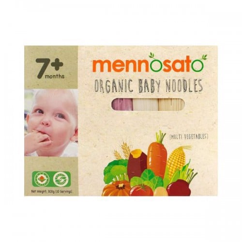 Mì ăn dặm cho bé vị rau củ hỗn hợp mennosato 300g