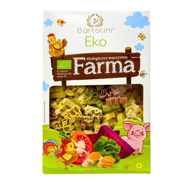 Nui rau củ hữu cơ cho bé hình động vật Bartolini hộp 250g