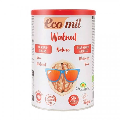 Sữa bột óc chó hữu cơ ecomil 400g