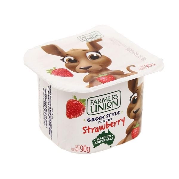 Sữa chua greek farmers union vị dâu 90g